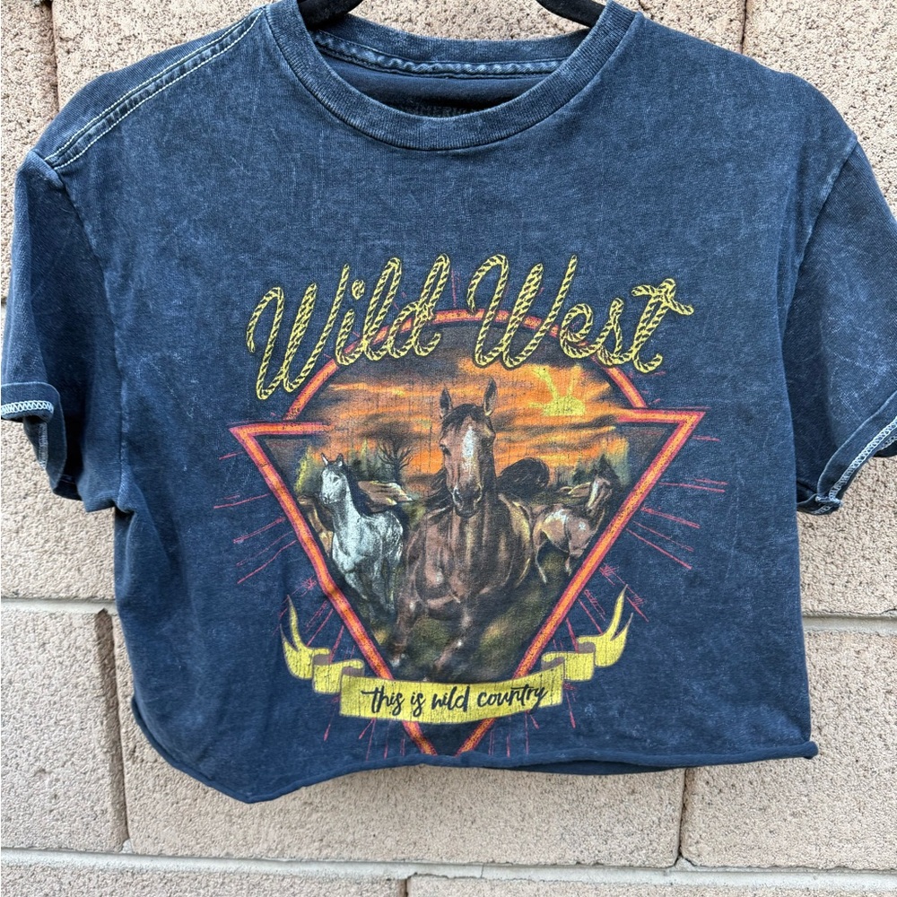 Wild West Graphic Tee - Black